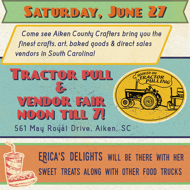 Aiken County Crafters Event Promos